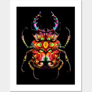 beetle flowers Posters and Art